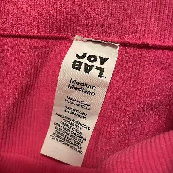 Athletic Workout Leggings, Neon Pink, Brand (Joy Lab) size ( M) - Picture 5 of 5